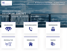 Tablet Screenshot of bergmann-engineering.de